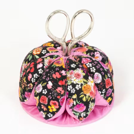 Pin Cushion Dome Black Pink Floral # Z00268-22 from Dritz