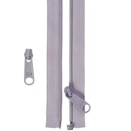 50in Separating Zipper and Extra Slide Pewter # ZIP50-110 from ByAnnie