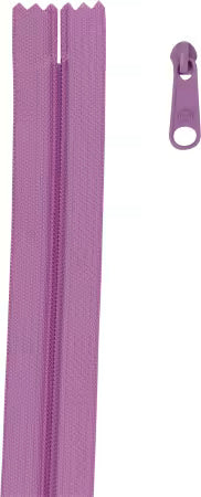 4 yards of 16mm #4.5 zipper chain and 16 Extra-Large Coordinated Pulls Orchid # ZIPYD-004 from ByAnnie