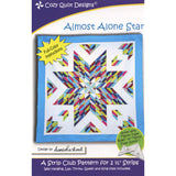 Almost Alone Star Quilt Pattern by Daniela Stout from Cozy Quilt Designs