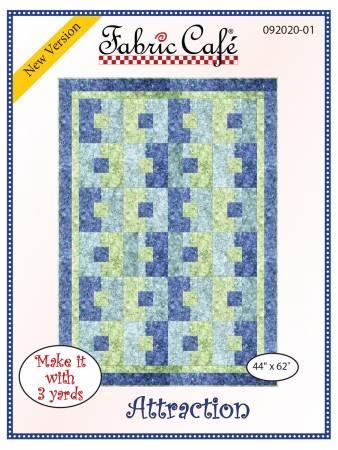 Attraction 3-Yard Quilt Pattern from Fabric Cafe