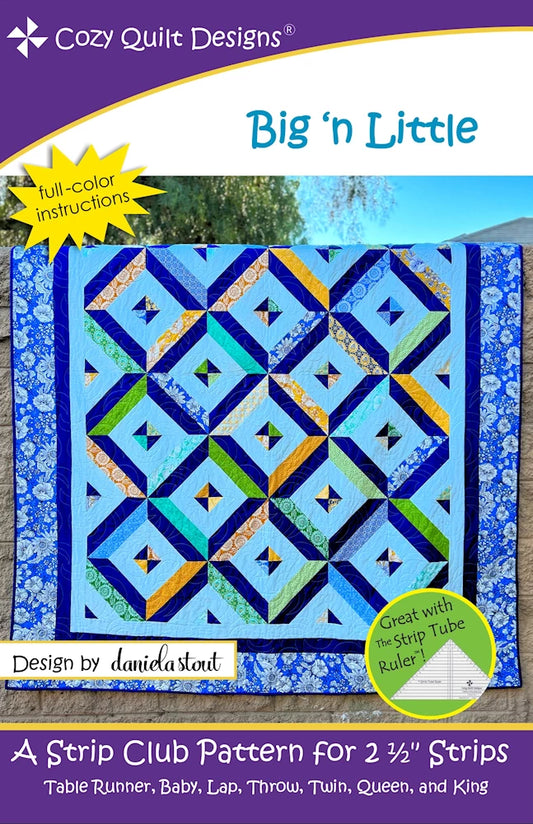 Big 'n Little Quilt Pattern from Cozy Quilt Designs