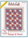 Boxes & Bows 3-Yard Quilt Pattern from Fabric Cafe
