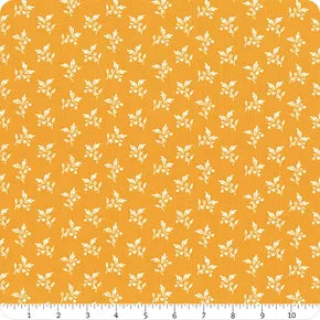 Cheddar At Twilight Cheddar Sprigs Yardage SKU# C15164-CHEDDAR from Riley Blake Designs Sold by the Half Yard