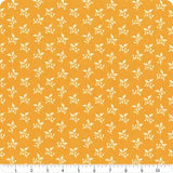 Cheddar At Twilight Cheddar Sprigs Yardage SKU# C15164-CHEDDAR from Riley Blake Designs Sold by the Half Yard