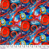 Comet Night PWGM016 Night by George Mendoza for the Kaffe Fassett Collective from Free Spirit Fabrics Sold by the Half Yard
