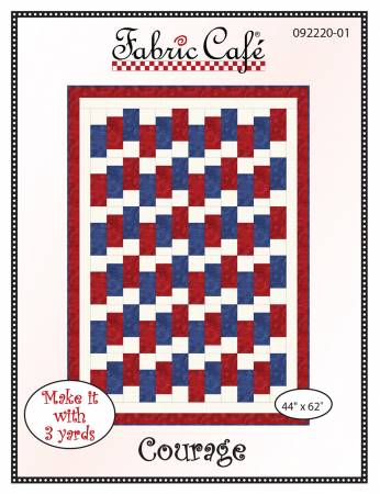 Courage 3-Yard Quilt Pattern from Fabric Cafe