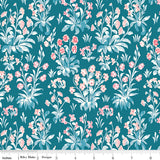 Liberty London Parks Collection Battersea Botanical in A SKU: 01666859A from Riley Blake Sold by the Half Yard