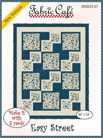 Easy Street 3-Yard Quilt Pattern from Fabric Cafe