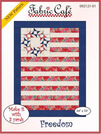 Freedom 3-Yard Quilt Pattern from Fabric Cafe