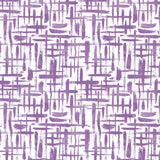 Around the Block Paintbrush Plaid Purple - Camelot 21230205-2 Accompaniment for Flora No. 6 Sold by the Half Yard