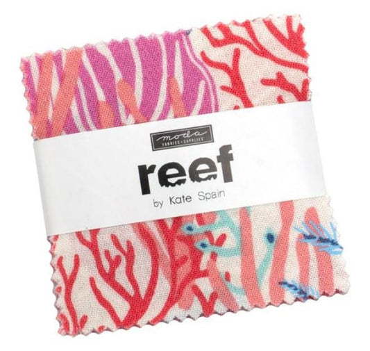 Reef by Kate Spain Charm Pack 5" 27340C  42-Piece Precut - Sea Plants Ocean from Moda Fabrics