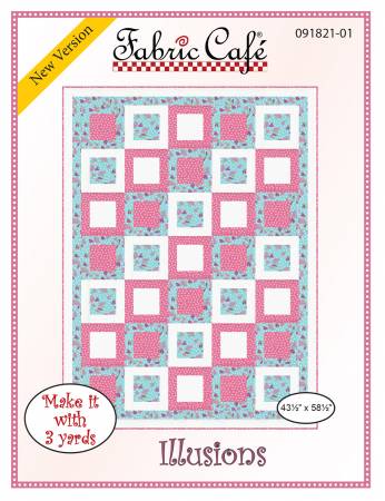 Illusions 3-Yard Quilt Pattern from Fabric Cafe