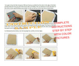 Fabric photo frame DIY kit, cartonnage kit 159, Online instructions included