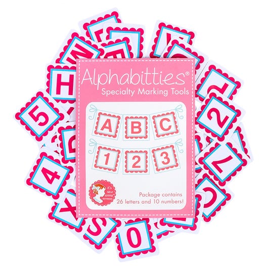 Pink Alphabitties Specialty Marking Tools It's Sew Emma #ISE-701