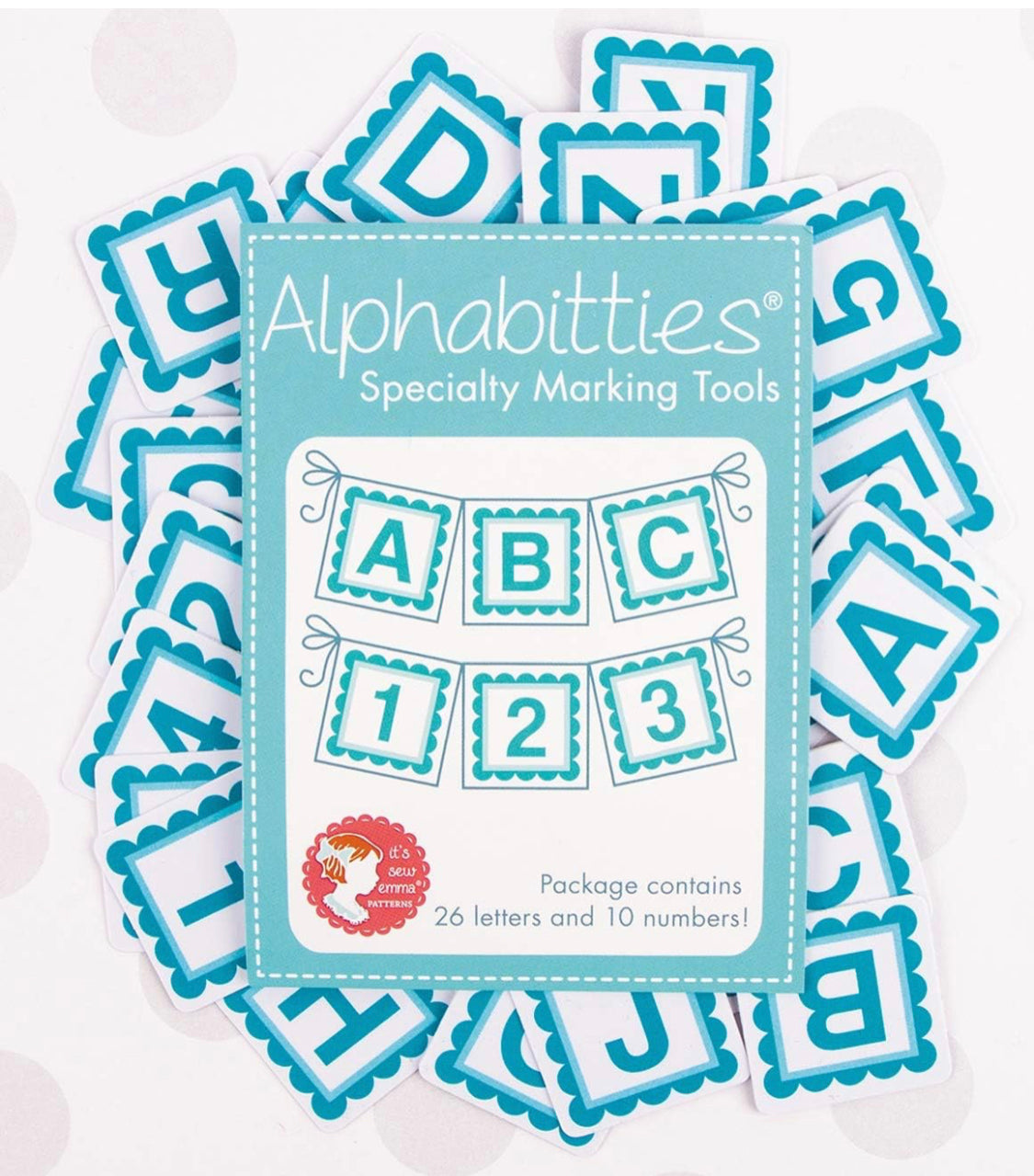 Blue Alphabitties Specialty Marking Tools by It's Sew Emma ISE707