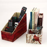 Fabric caddy organizer DIY kit, remote control caddy, fabric box kit, art supply organizer, cartonnage kit 170