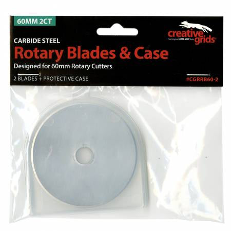 Creative Grids 60mm Replacement Rotary Blade 2pk