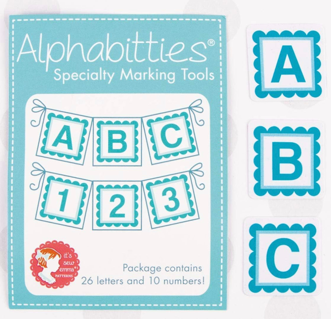 Blue Alphabitties Specialty Marking Tools by It's Sew Emma ISE707