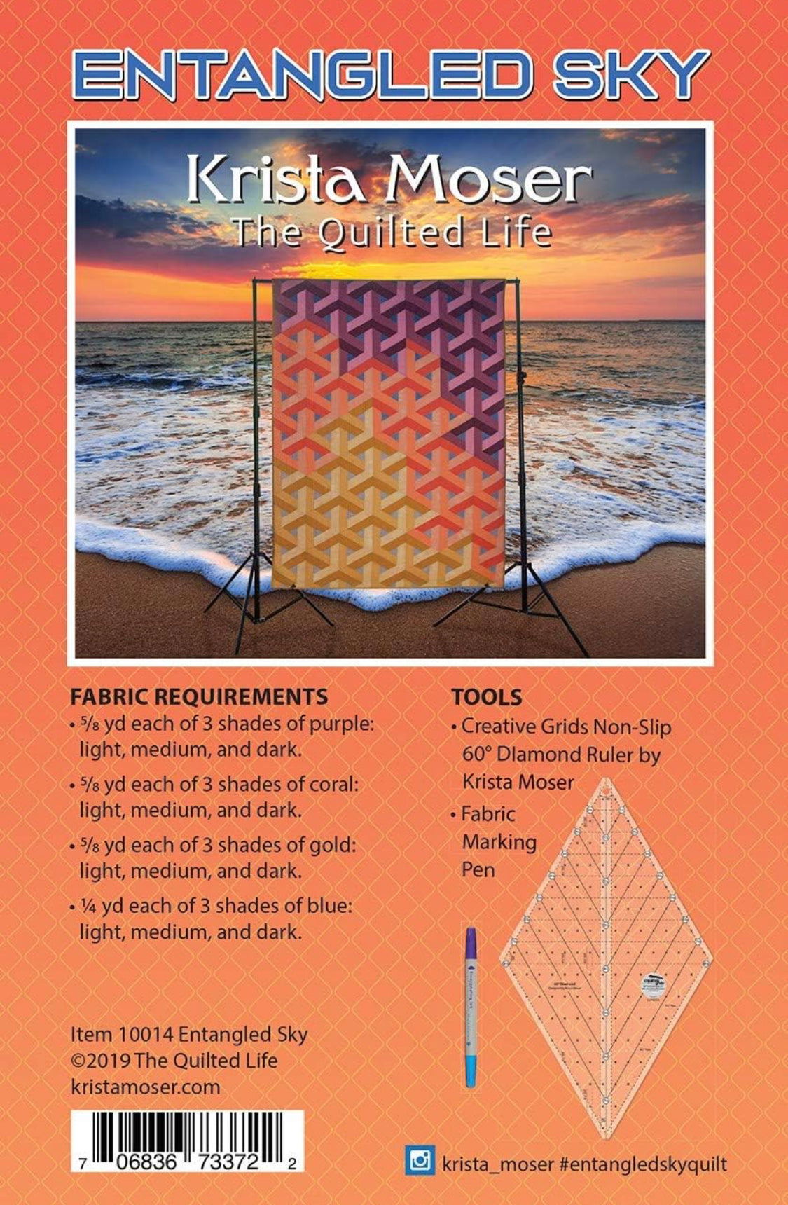 Entangled Sky Quilt Pattern by Krista Moser