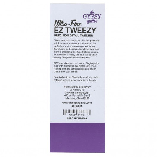 The Gypsy Quilter EZ Tweezy, Purple