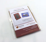 Fabric photo frame DIY kit, cartonnage kit 159, Online instructions included