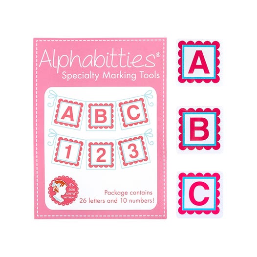 Pink Alphabitties Specialty Marking Tools It's Sew Emma #ISE-701