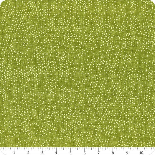 1 yard Cut Pansy's & Posies Fern Dotty Thatched 48715-216 by Moda Fabrics