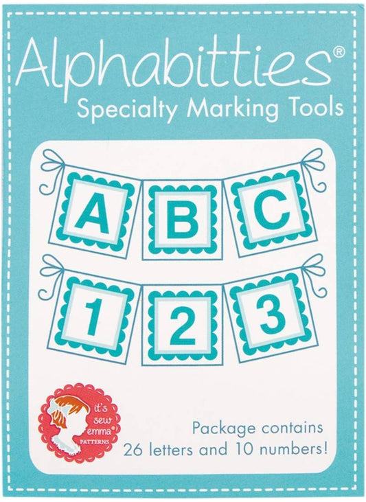 Blue Alphabitties Specialty Marking Tools by It's Sew Emma ISE707