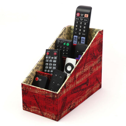 Fabric caddy organizer DIY kit, remote control caddy, fabric box kit, art supply organizer, cartonnage kit 170