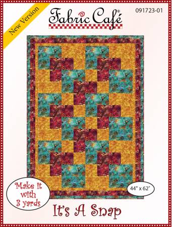 It's a Snap 3-Yard Quilt Pattern from Fabric Cafe