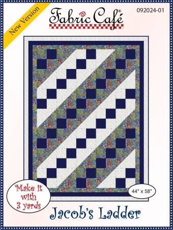 Jacob's Ladder 3-Yard Quilt Pattern from Fabric Cafe