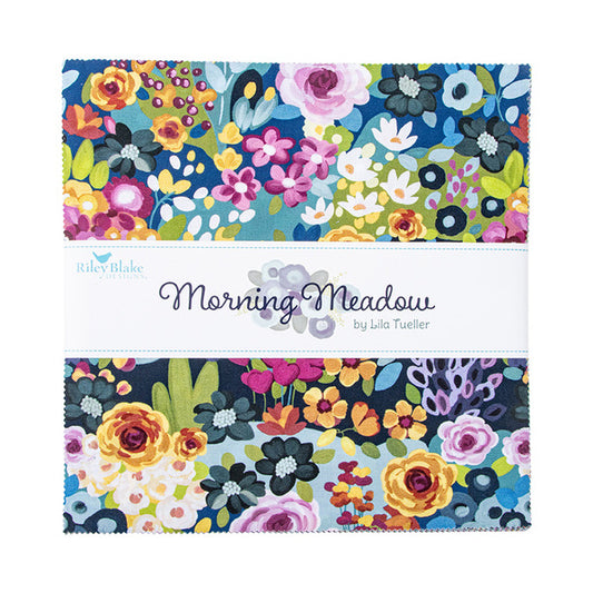 Morning Meadow 10" Square Pack by Lila Tueller for Riley Blake Designs