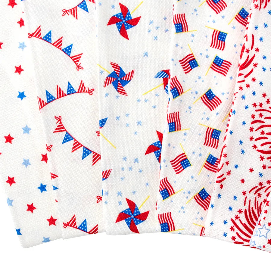 Holiday Americana Patriotic Layer Cake by Stacy les Hsu for Moda Fabrics