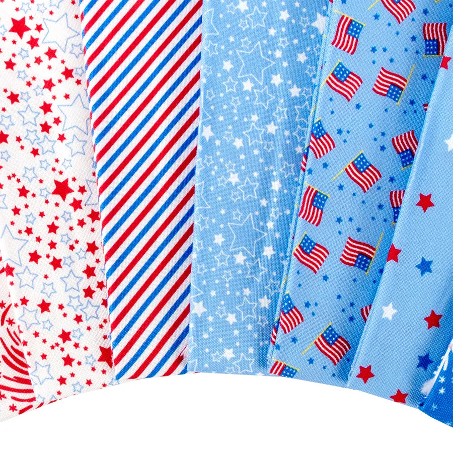 Holiday Americana Patriotic Layer Cake by Stacy les Hsu for Moda Fabrics