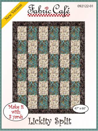 Lickity Split 3-Yard Quilt Pattern from Fabric Cafe