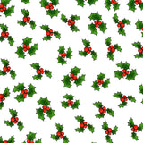 Lotsa Holly White Christmas Fabric by Loralei Designs Sold by the Half Yard
