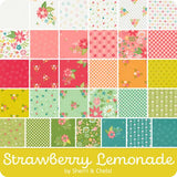 Strawberry Lemonade Layer Cake 10" Squares by Sherri & Chelsi 37670LC from Moda Fabrics