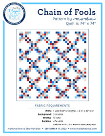 Chain of Fools Project Jelly Roll Free Pattern from Moda Fabrics