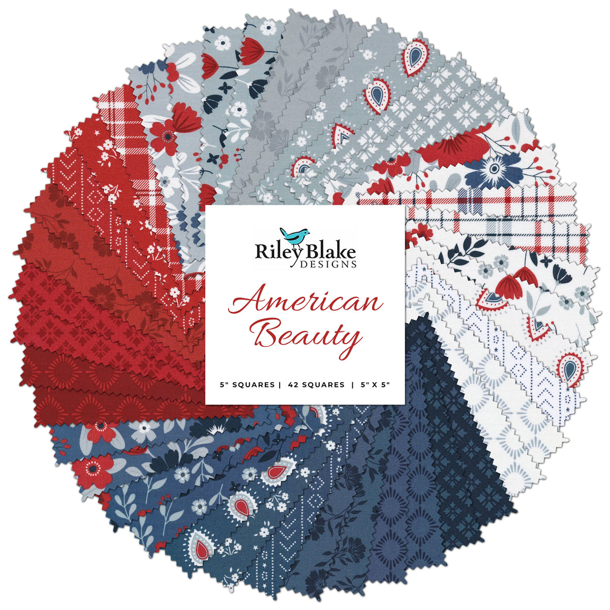 American Beauty 5" Stacker by Dani Mogstad for Riley Blake Designs