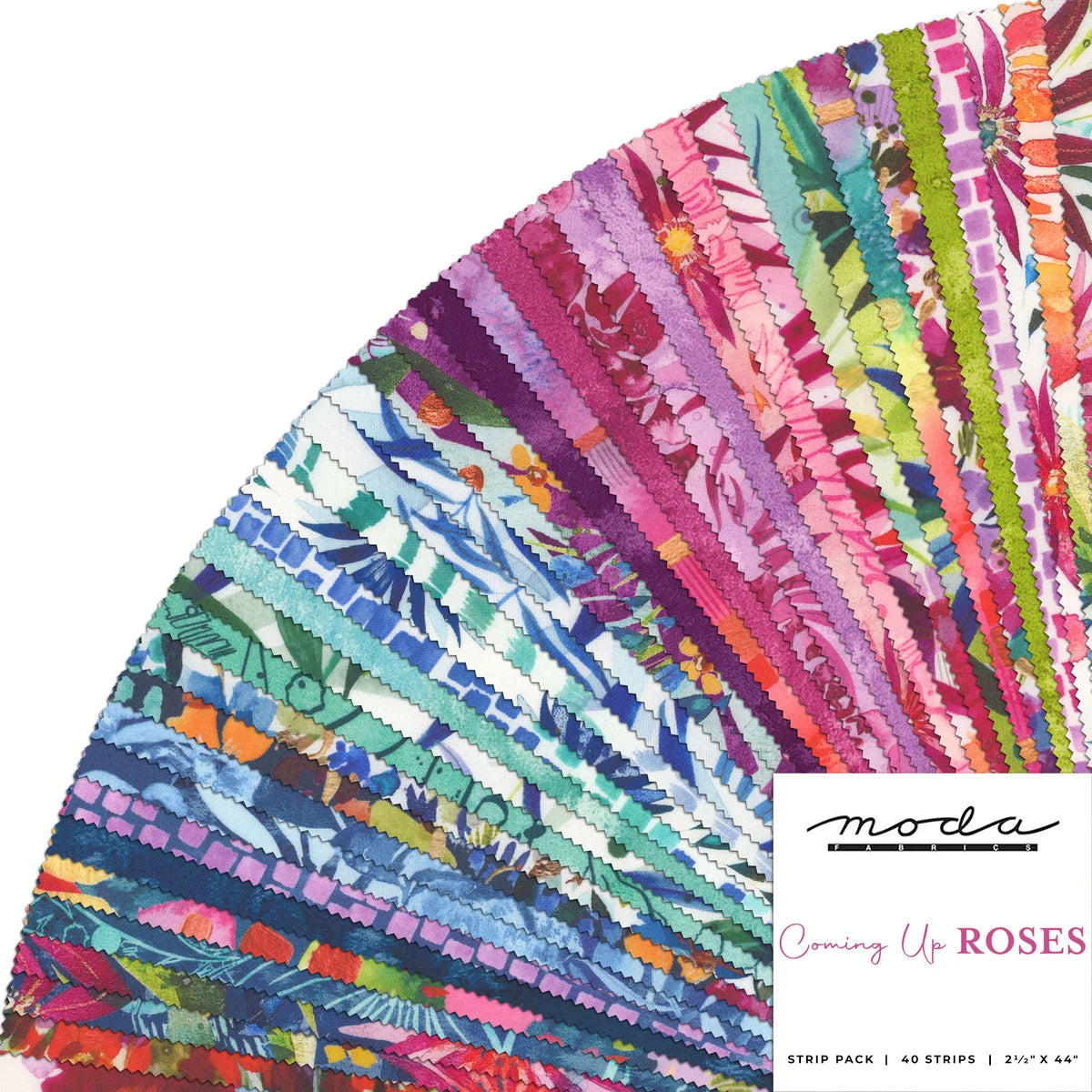 Coming Up Roses Jelly Roll 39780JR 2.5" Strips from Moda Fabrics