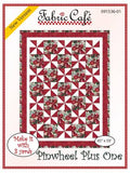 Pinwheel Plus One 3-Yard Quilt Pattern from Fabric Cafe