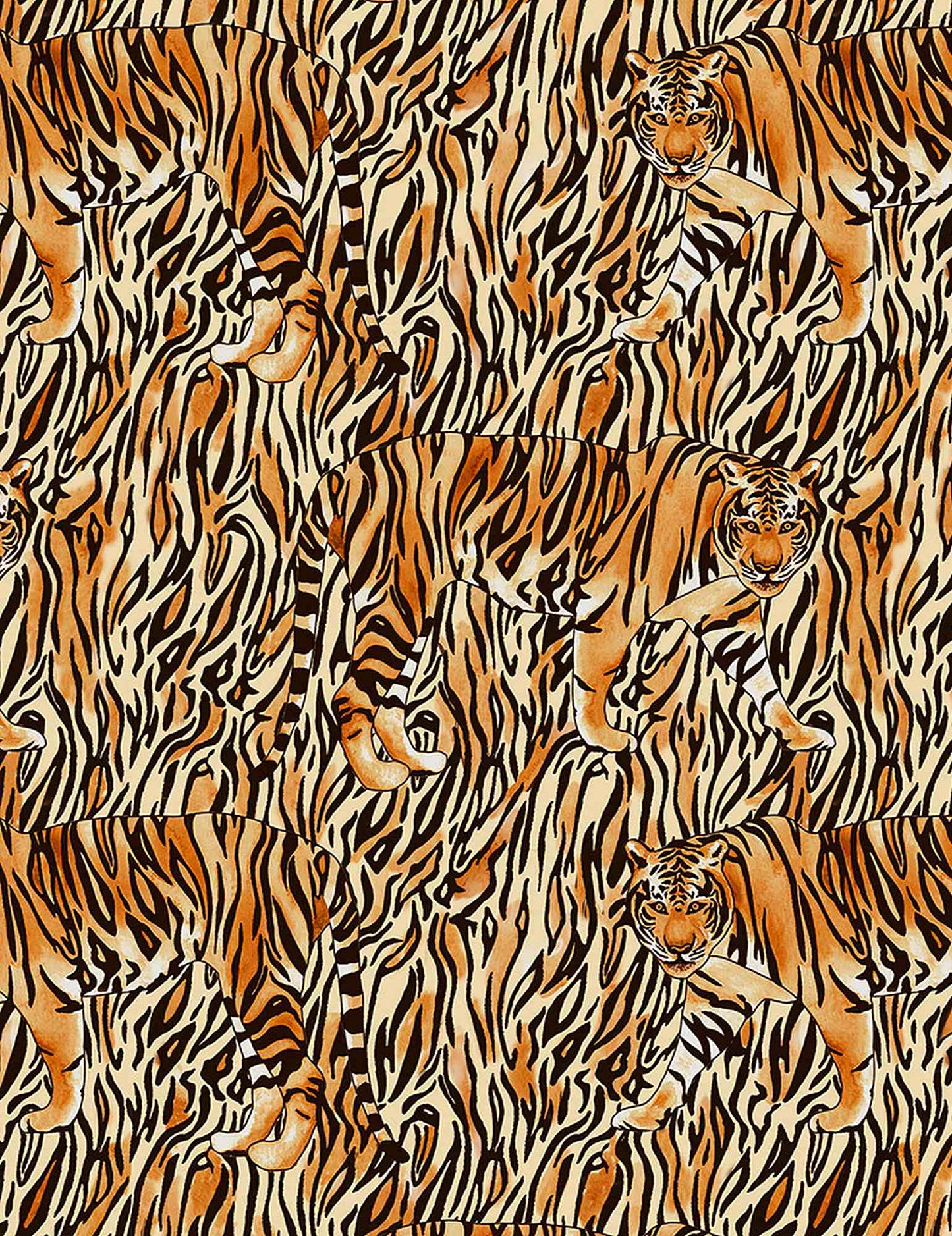 Tiger Print from Timeless Treasures Sold by the Half Yard