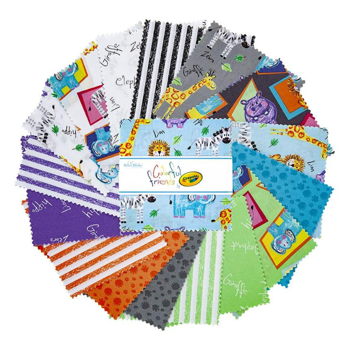 Colorful Friends Fat Quarter Bundle from Riley Blake