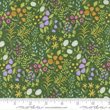 Wild Blossoms Little Wild Things Ditsy Basil 48735 16 by Robin Pickens for Moda Fabrics Sold by the Half Yard