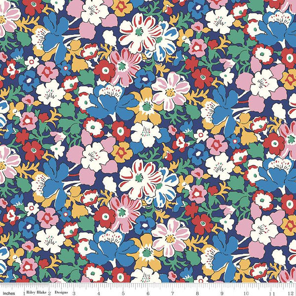 Carnaby Westbourne Posy in A from Riley Blake Sold by the Half Yard