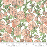 Break of Day Blush (Hollyhocks Bees Floral) from Moda Fabrics Sold by the Half Yard