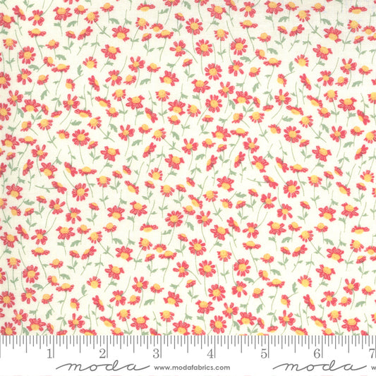 Break of Day Ivory (Sweet Chamomile Floral) from Moda Fabrics Sold by the Half Yard