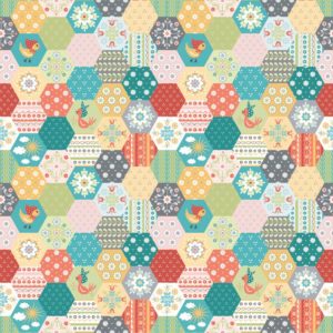 SALE! Hexi Play by Poppie Cotton Sold by the Half Yard