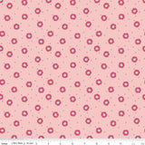 Golden Astor Daisy Pink from Riley Blake Sold by the Half Yard